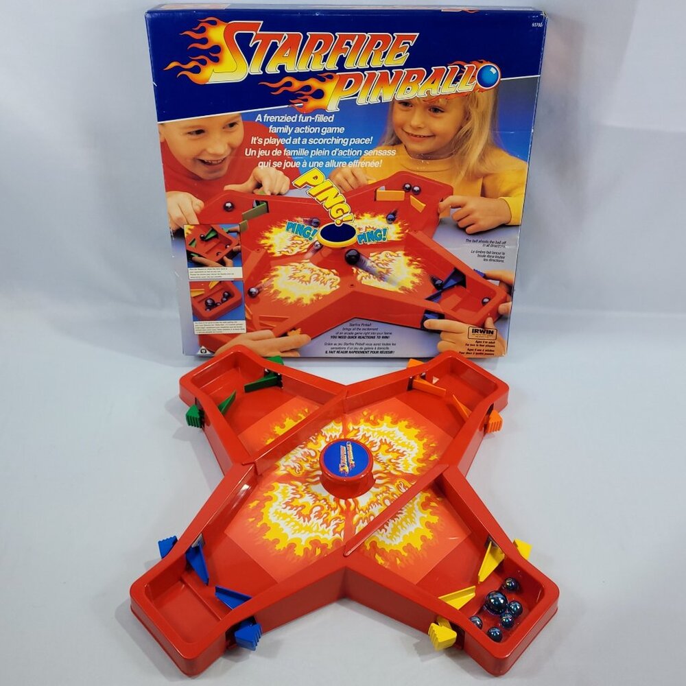 Starfire Pinball Vintage 1989 Family Action Game by Irwin